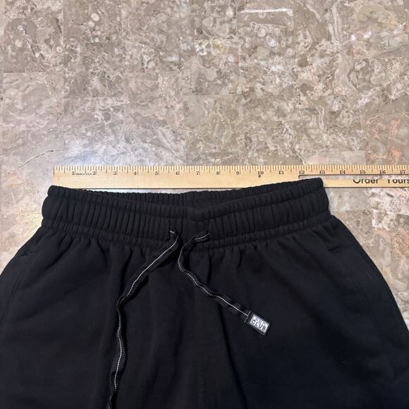 Pro Club Cargo Sweatpants Mens Small Black Heavyweight Baggy Y2K Fleece - Picture 5 of 9